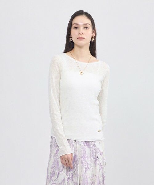 EPOCA / エポカ ニット・セーター | シアースラブニットプルオーバー（ホワイト1）