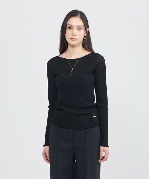 EPOCA / エポカ ニット・セーター | シアースラブニットプルオーバー（ブラック1）