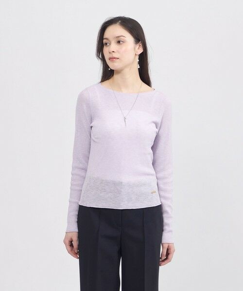 EPOCA / エポカ ニット・セーター | シアースラブニットプルオーバー（パープル7）