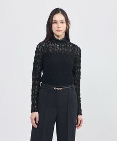 EPOCA / エポカ カットソー | ストレッチレース シアーカットソー