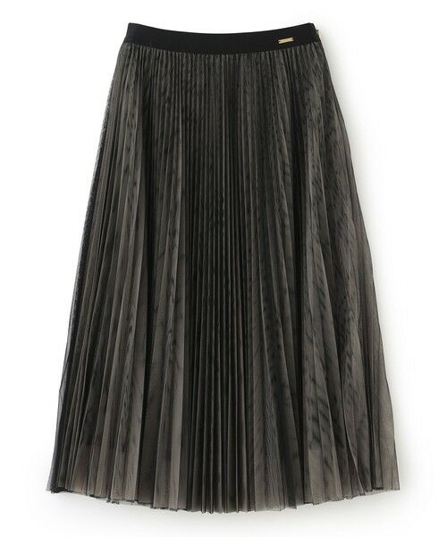 EPOCA / エポカ ロング・マキシ丈スカート | チュールプリーツスカート（ブラック1）