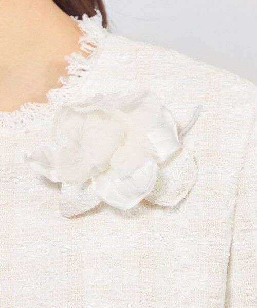 EPOCA / エポカ ネックレス・ペンダント・チョーカー | ミックスペタルコサージュ（オフホワイト1）