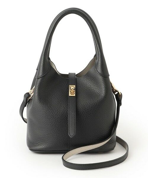 EPOCA / エポカ メッセンジャーバッグ・ウエストポーチ | 【VIOLAd'ORO】TREROバケツバッグ《WEB＆EPOCA THE SHOP店舗限定》（ブラック1）