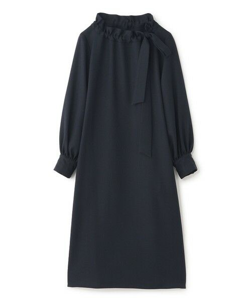 EPOCA / エポカ ロング・マキシ丈ワンピース | 【EPOCA STORIA】ツイルストレッチワンピース《WEB&EPOCA THE SHOP店舗限定》(ネイビー2)