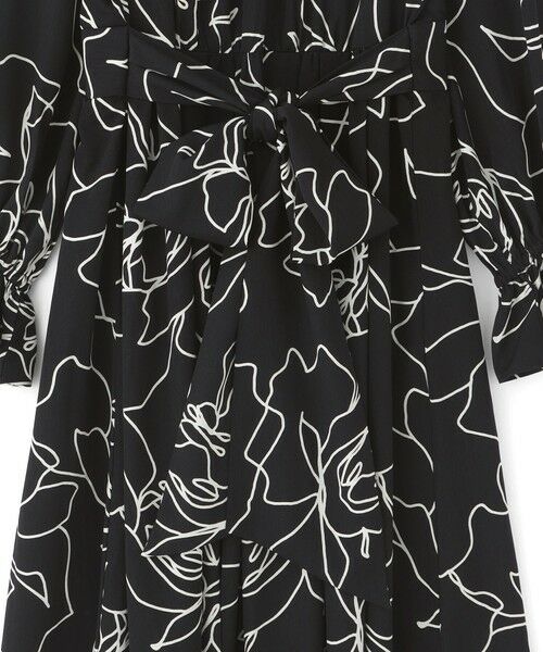 EPOCA / エポカ ロング・マキシ丈ワンピース | 【EPOCA STORIA】アブストラクトプリントドレス《WEB＆EPOCA THE SHOP店舗限定》 | 詳細4