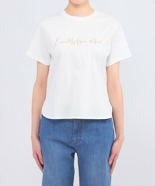 EPOCA / エポカ カットソー | 【WEB＆一部店舗限定】フォイルロゴTシャツ | 詳細3