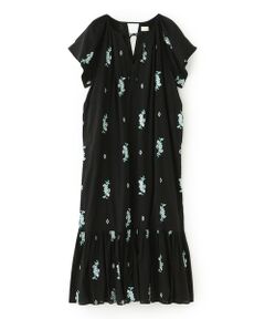 EPOCA / エポカ ロング・マキシ丈ワンピース | 【ne quittez pas】ショートスリーブドレス《WEB＆EPOCA THE SHOP店舗限定》