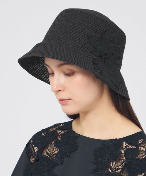EPOCA / エポカ ハット | レースブレードバケットハット（ブラック1）
