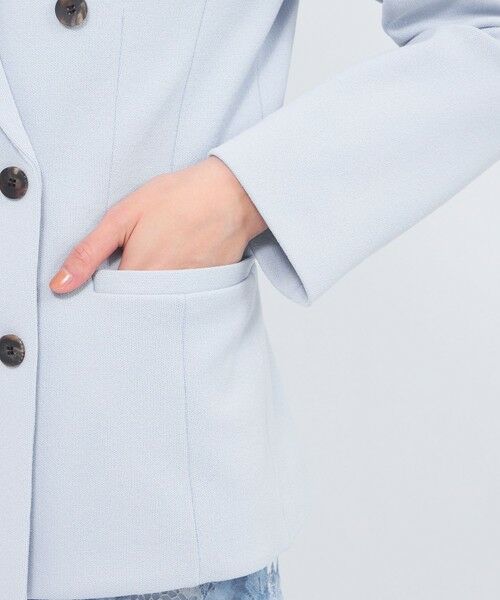 EPOCA / エポカ ノーカラージャケット | 【24 TWENTY FOUR JACKET】 ダブルブレストジャケット | 詳細8