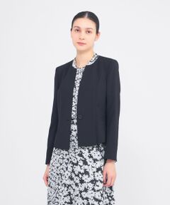 EPOCA / エポカ ノーカラージャケット | ドライコンフォートツイル ノーカラージャケット