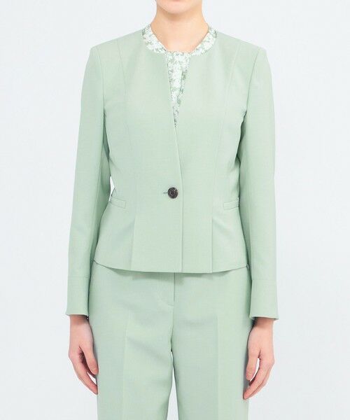 EPOCA / エポカ ノーカラージャケット | ドライコンフォートツイル ノーカラージャケット | 詳細12