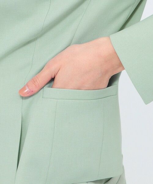 EPOCA / エポカ ノーカラージャケット | ドライコンフォートツイル ノーカラージャケット | 詳細16