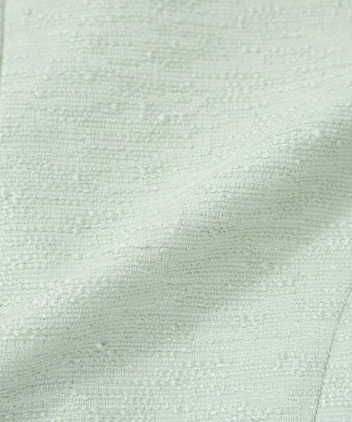 EPOCA / エポカ ノーカラージャケット | メタルギアツイード トライアングルカラージャケット | 詳細11