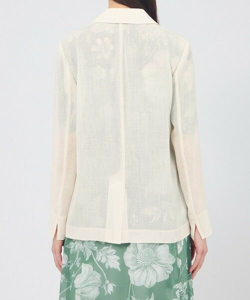 EPOCA / エポカ ノーカラージャケット | トリアセシアースラブ ダブルブレストジャケット | 詳細5