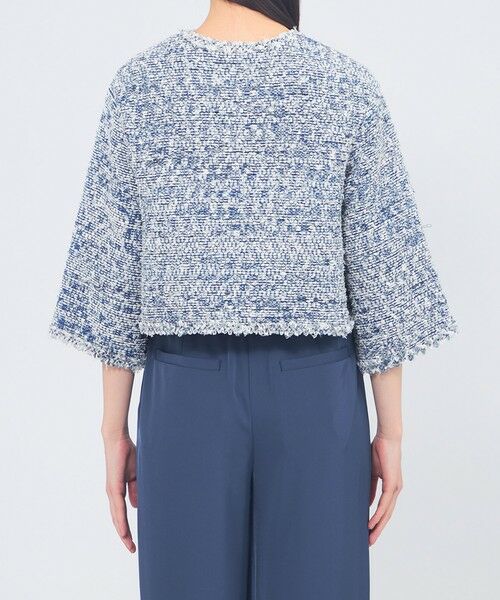 EPOCA / エポカ ノーカラージャケット | ミックスツイード ニットジャケット | 詳細5