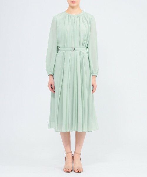 EPOCA / エポカ ロング・マキシ丈ワンピース | エアリーシフォン プリーツドレス | 詳細5