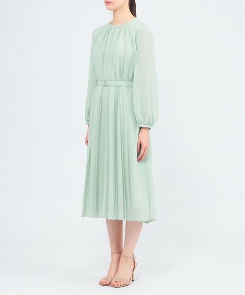 EPOCA / エポカ ロング・マキシ丈ワンピース | エアリーシフォン プリーツドレス | 詳細6