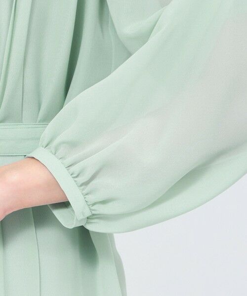 EPOCA / エポカ ロング・マキシ丈ワンピース | エアリーシフォン プリーツドレス | 詳細8