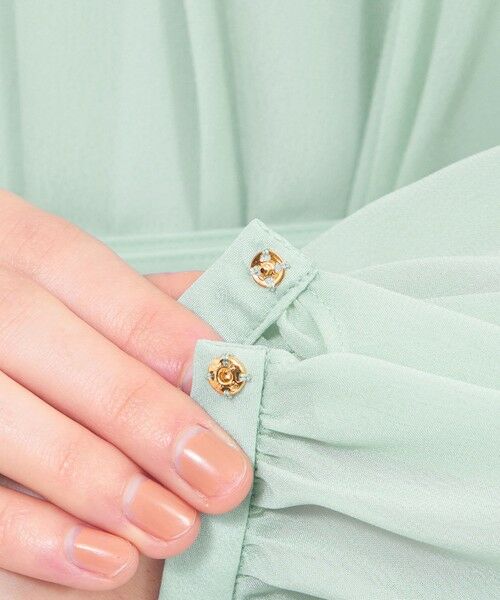 EPOCA / エポカ ロング・マキシ丈ワンピース | エアリーシフォン プリーツドレス | 詳細11