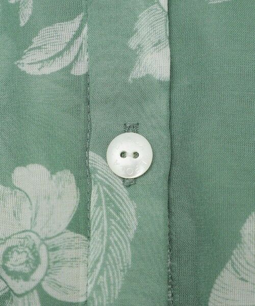 EPOCA / エポカ ロング・マキシ丈ワンピース | シアーフローラルプリント シャーリングワンピース | 詳細8