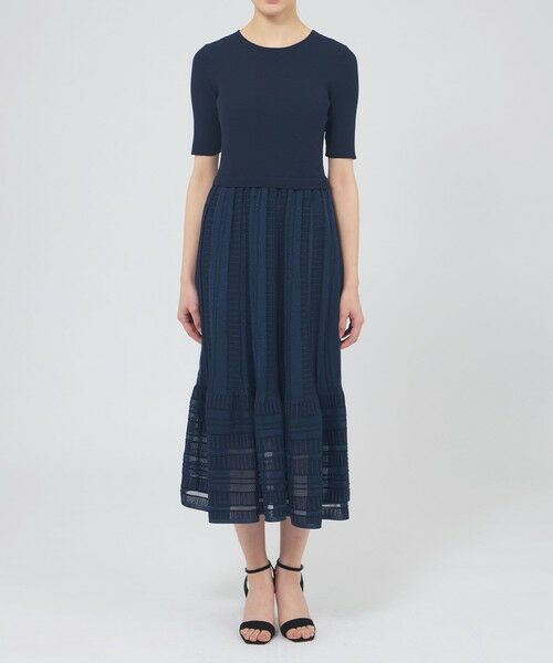 EPOCA / エポカ ロング・マキシ丈ワンピース | シアーコットンナイロン ニットワンピース | 詳細3