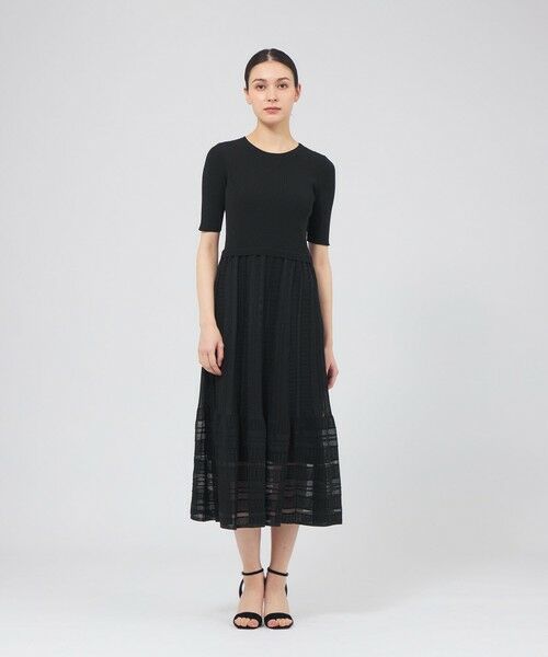 EPOCA / エポカ ロング・マキシ丈ワンピース | シアーコットンナイロン ニットワンピース | 詳細1