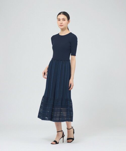 EPOCA / エポカ ロング・マキシ丈ワンピース | シアーコットンナイロン ニットワンピース | 詳細2