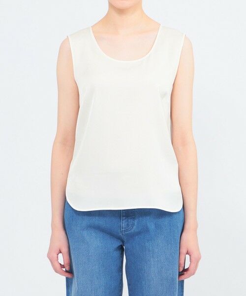 EPOCA / エポカ シャツ・ブラウス | バックサテンジョーゼット タンクトップブラウス | 詳細5