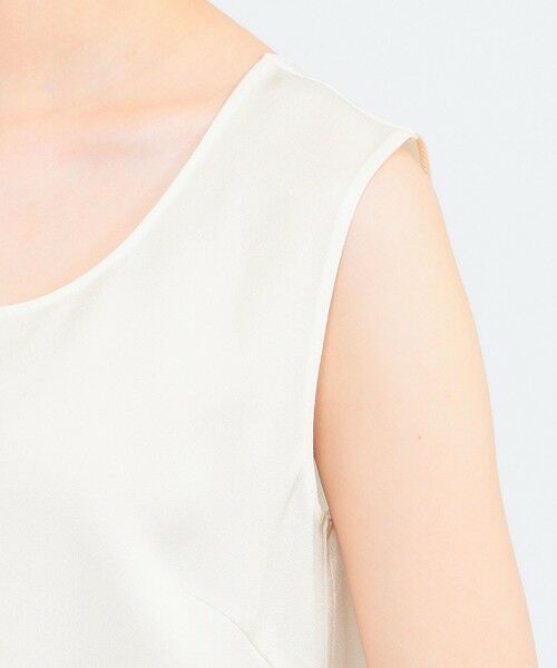 EPOCA / エポカ シャツ・ブラウス | バックサテンジョーゼット タンクトップブラウス | 詳細8