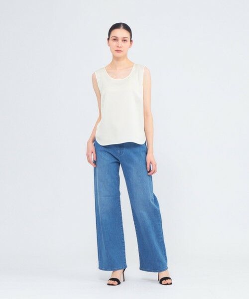 EPOCA / エポカ シャツ・ブラウス | バックサテンジョーゼット タンクトップブラウス | 詳細1