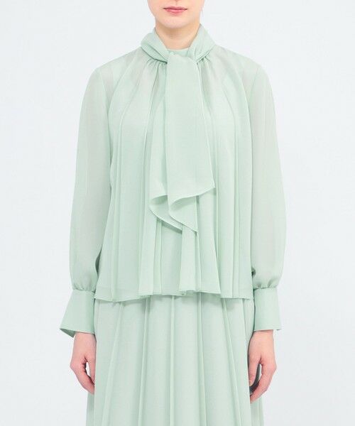 EPOCA / エポカ シャツ・ブラウス | エアリーシフォン プリーツブラウス | 詳細7