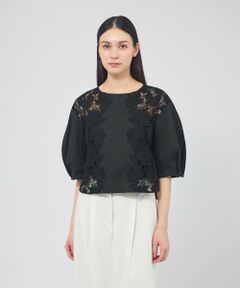 EPOCA / エポカ シャツ・ブラウス | カットレースコンビ タックスリーブブラウス