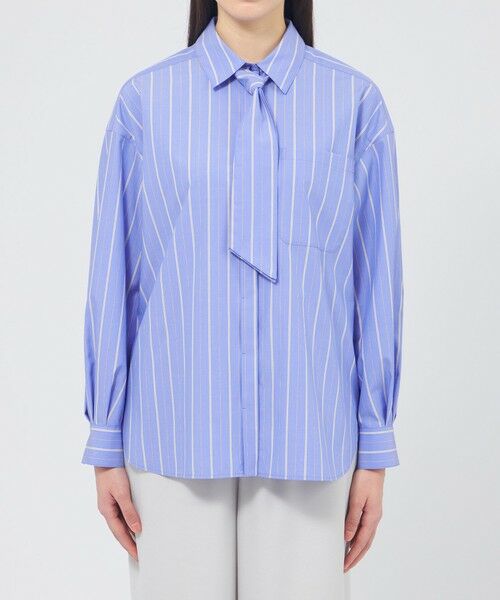 EPOCA / エポカ シャツ・ブラウス | カラーコットンストライプシャツ | 詳細5