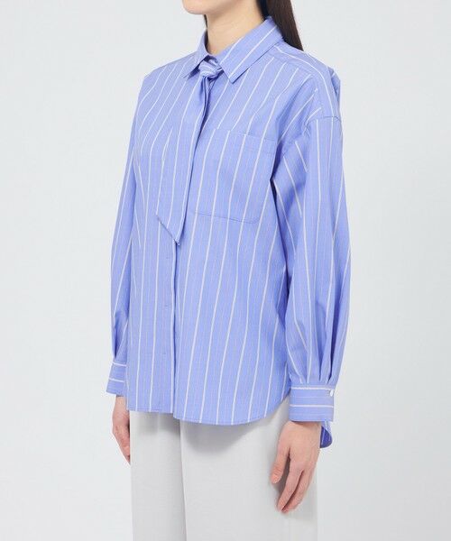 EPOCA / エポカ シャツ・ブラウス | カラーコットンストライプシャツ | 詳細6