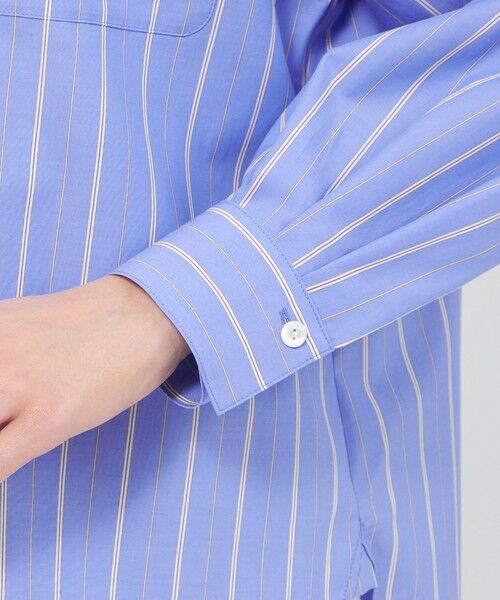 EPOCA / エポカ シャツ・ブラウス | カラーコットンストライプシャツ | 詳細9
