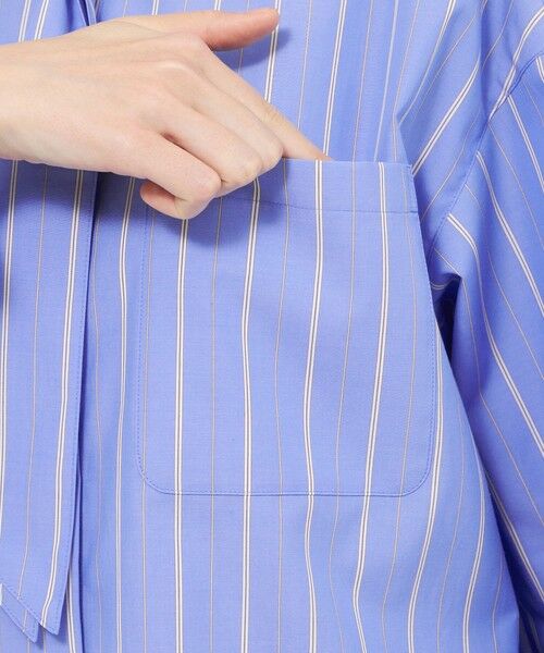 EPOCA / エポカ シャツ・ブラウス | カラーコットンストライプシャツ | 詳細10