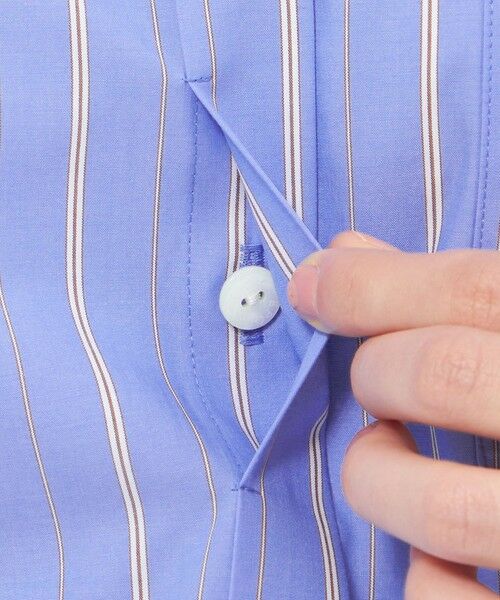 EPOCA / エポカ シャツ・ブラウス | カラーコットンストライプシャツ | 詳細12