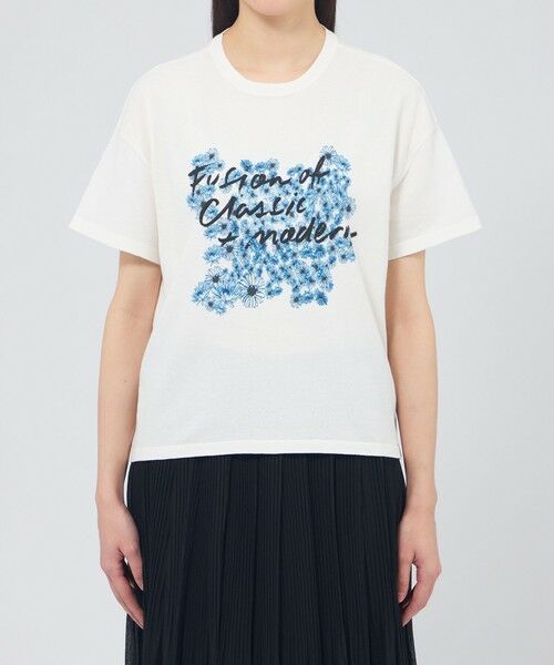 EPOCA / エポカ ニット・セーター | アニバーサリープリントニットT | 詳細3