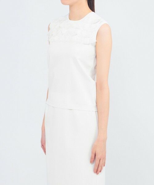 EPOCA / エポカ ニット・セーター | シルクシフォンコンビ ニットプルオーバー | 詳細5