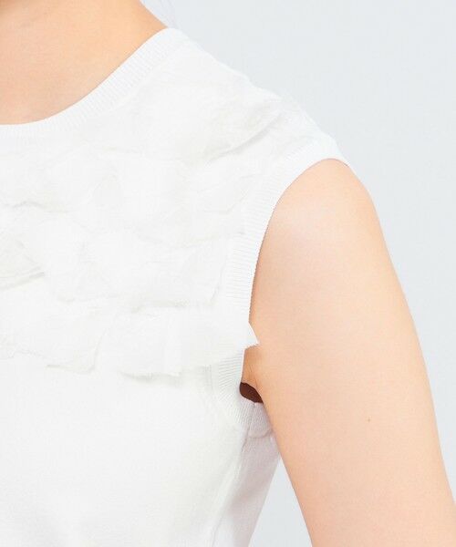 EPOCA / エポカ ニット・セーター | シルクシフォンコンビ ニットプルオーバー | 詳細7