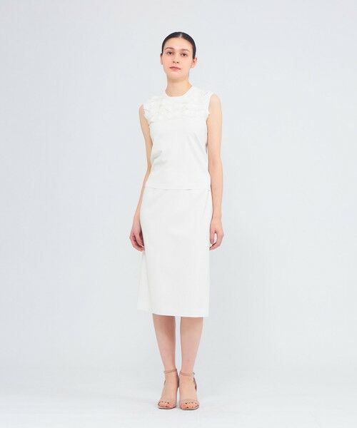 EPOCA / エポカ ニット・セーター | シルクシフォンコンビ ニットプルオーバー | 詳細1