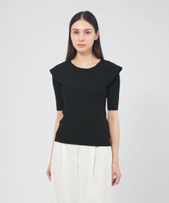 EPOCA / エポカ ニット・セーター | ワイドリブカラーニット プルオーバー