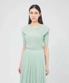 EPOCA / エポカ ニット・セーター | ワイドリブカラーニット プルオーバー