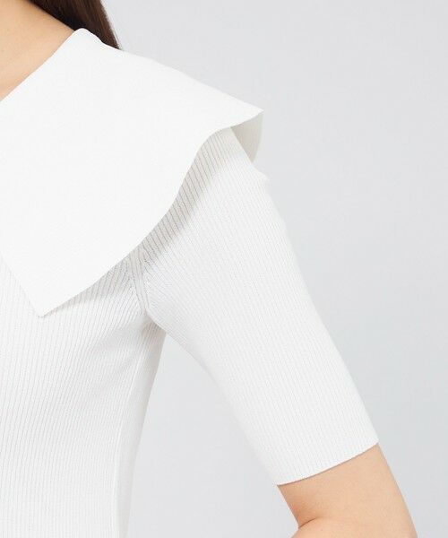 EPOCA / エポカ ニット・セーター | ワイドリブカラーニット プルオーバー | 詳細7