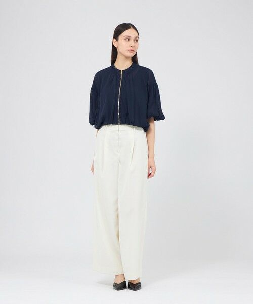 EPOCA / エポカ ニット・セーター | シアーコットンナイロン ショートニットブルゾン | 詳細4