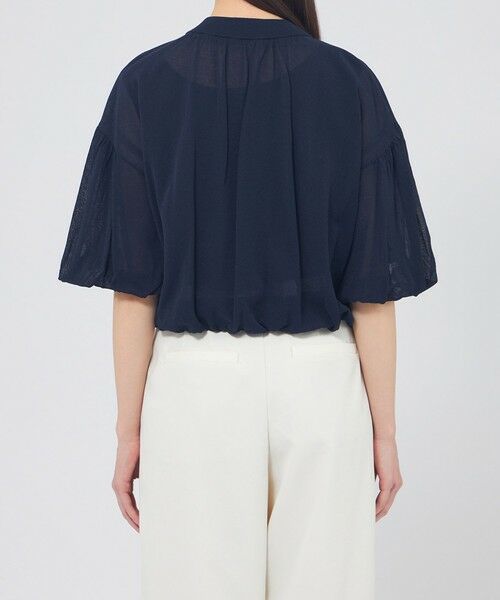 EPOCA / エポカ ニット・セーター | シアーコットンナイロン ショートニットブルゾン | 詳細7