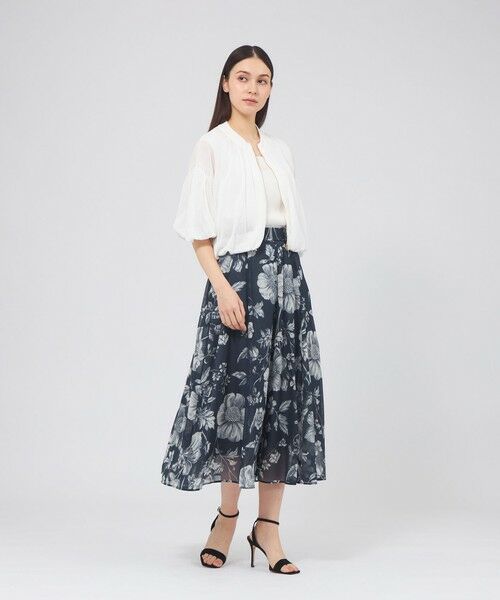 EPOCA / エポカ ニット・セーター | シアーコットンナイロン ショートニットブルゾン | 詳細1