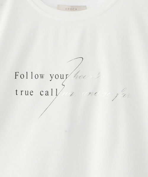 EPOCA / エポカ カットソー | シャイニーロゴTシャツ | 詳細5