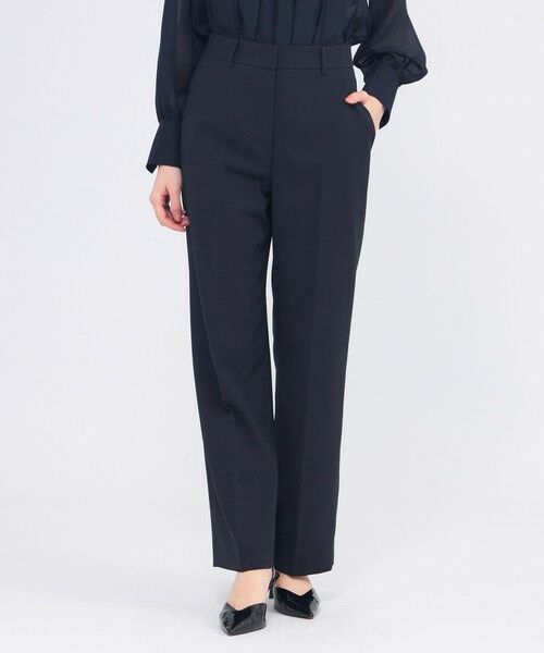 EPOCA / エポカ その他パンツ | ドライコンフォートツイル ストレートパンツ（ネイビー2）