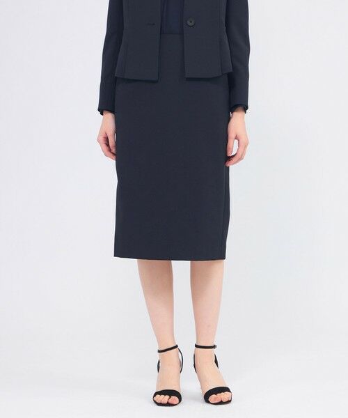 EPOCA / エポカ ロング・マキシ丈スカート | ドライコンフォートツイル タイトスカート（ネイビー2）